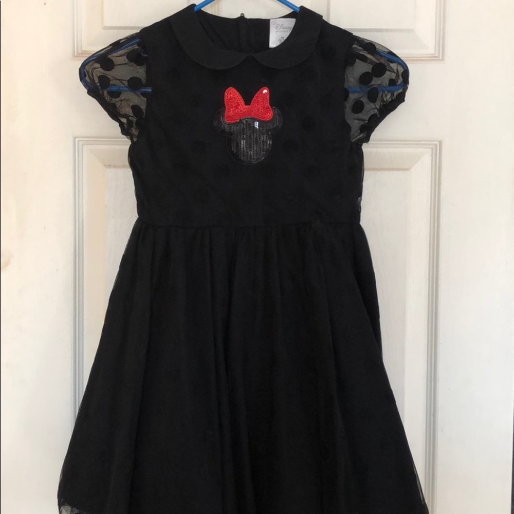 Black Polka Dot Mickey Mouse Dress
